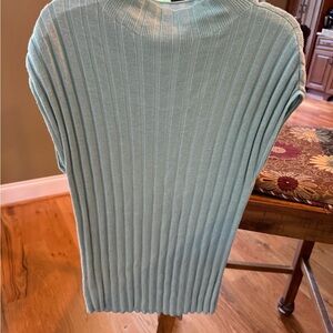 Ann Taylor Mint Ribbed Knit Top